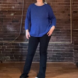 Marsh Landing Royal Blue Knit Top